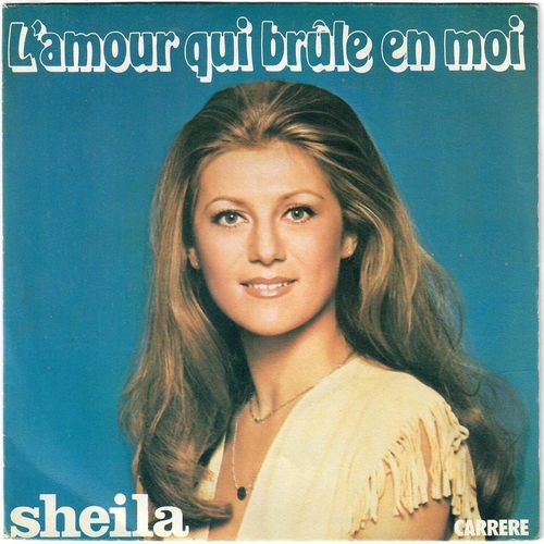 VINYL 45 T Sheila L'amour qui brule en moi 1976